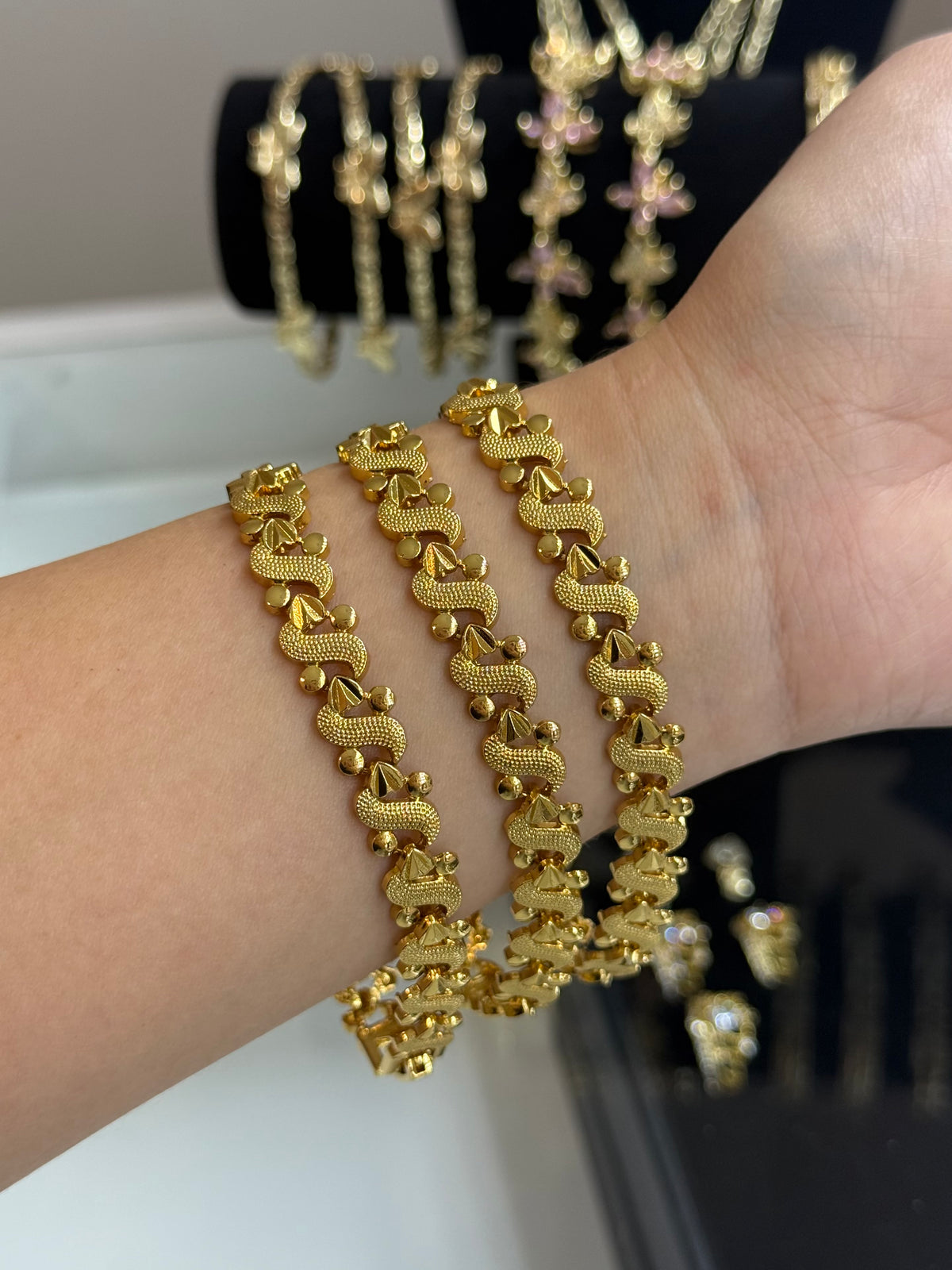 Royal Stud Link Bracelet