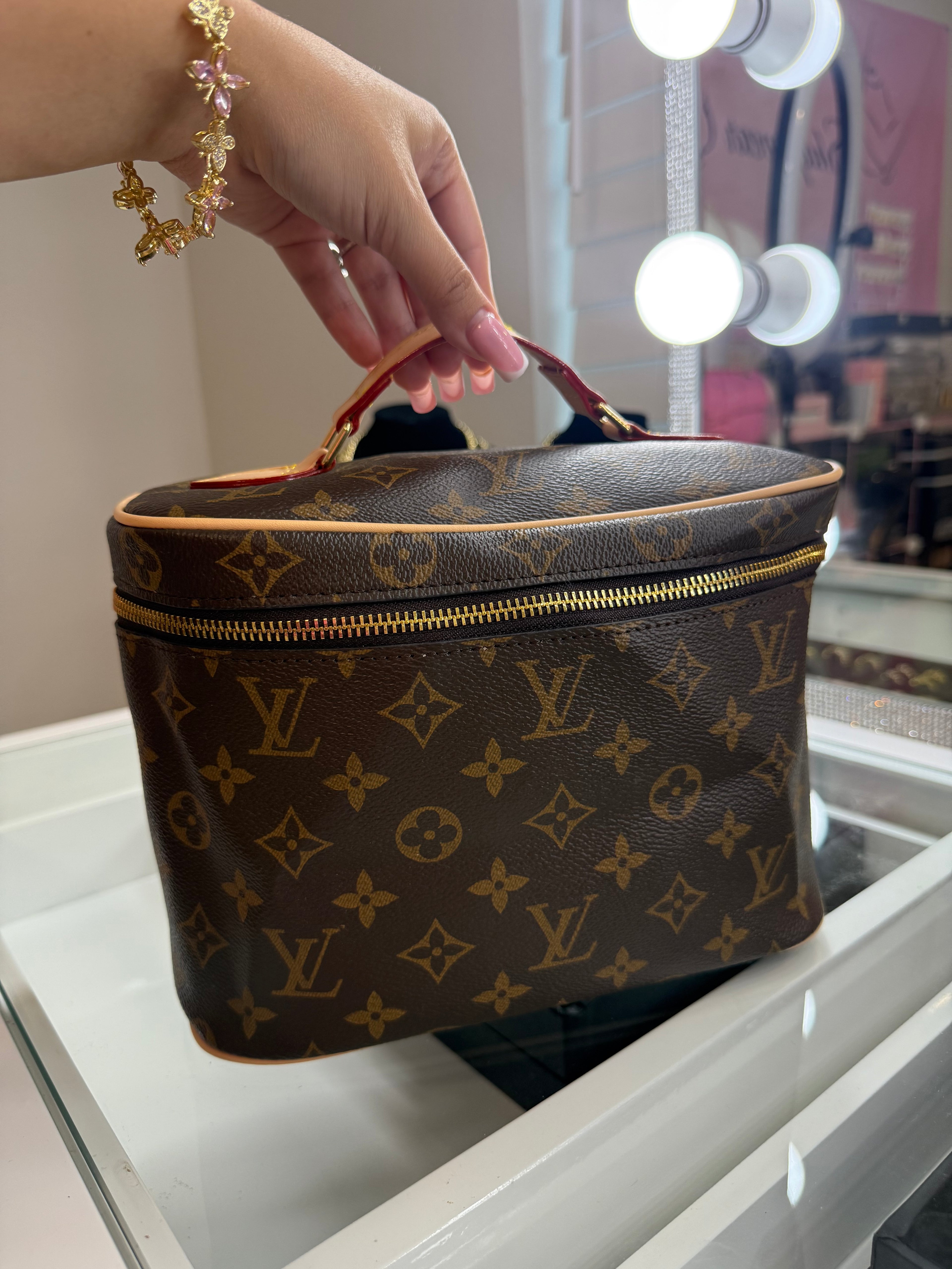 Large Monogram Makeup Bag