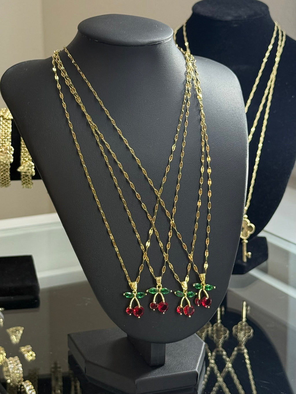 Red Cherry Necklace