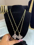 Pink Clover Necklace