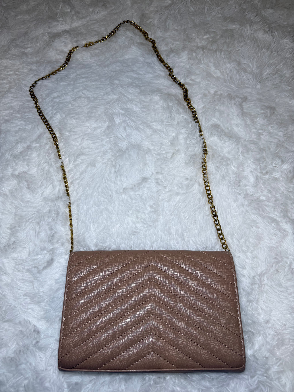 Luxe Chevron Chain Bag