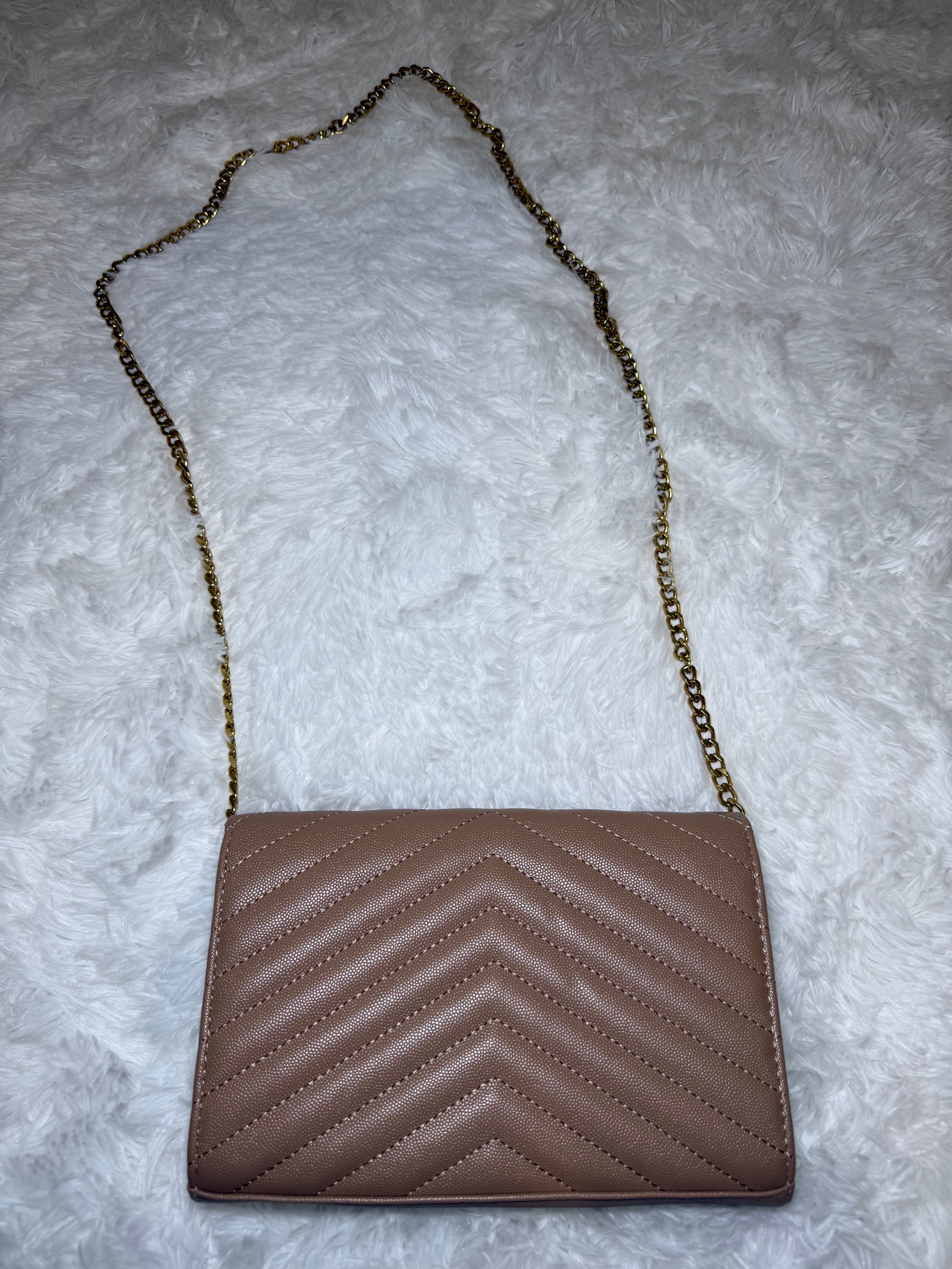 Luxe Chevron Chain Bag