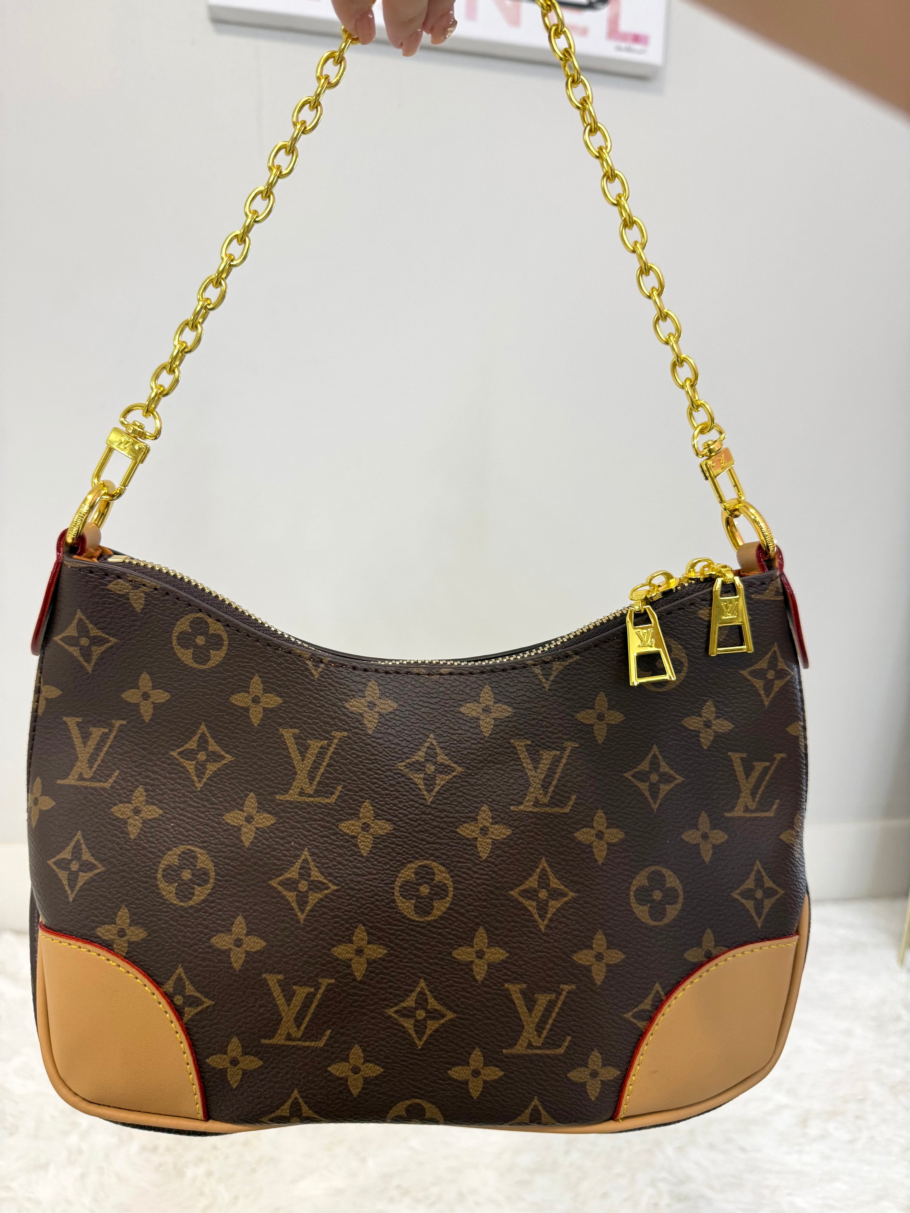 Vintage Coffee Shoulder Bag