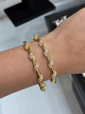 Crystal Knot Cuff Bracelet