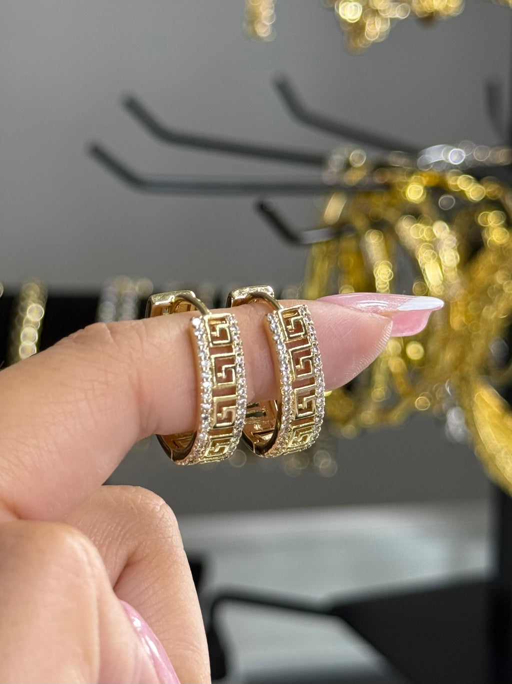 Grecian Glow Hoops