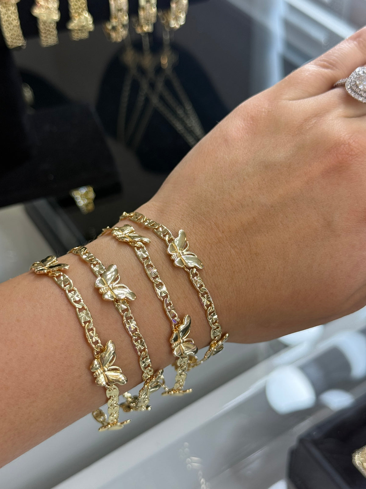 Gold Butterfly Bracelet
