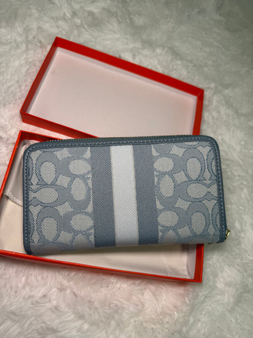 C light blue wallet