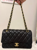 Black cc with gold hardware