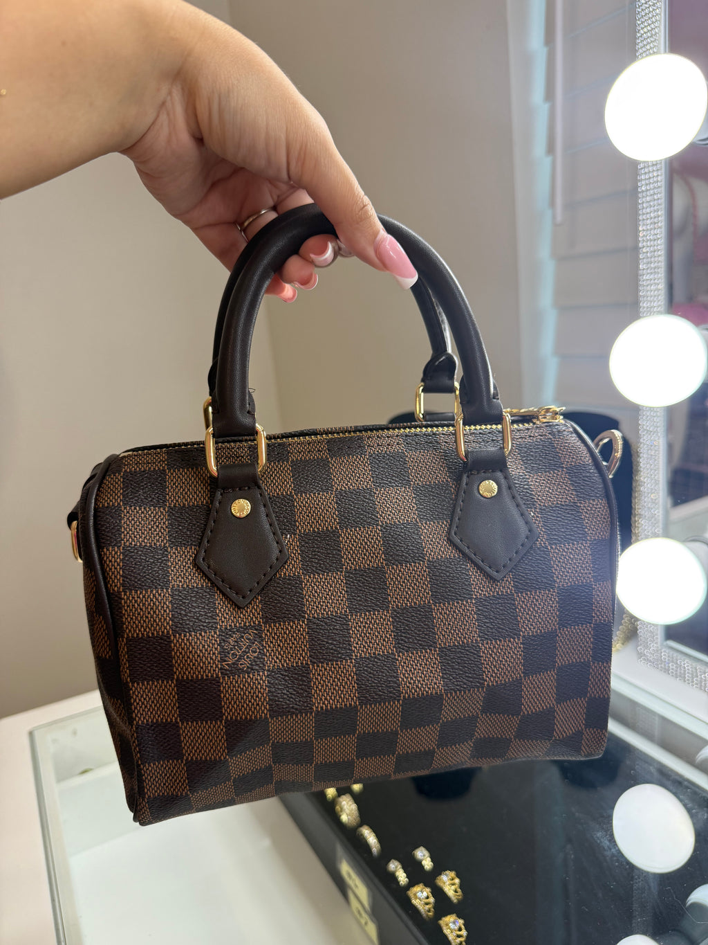 Medium Checkered Bag
