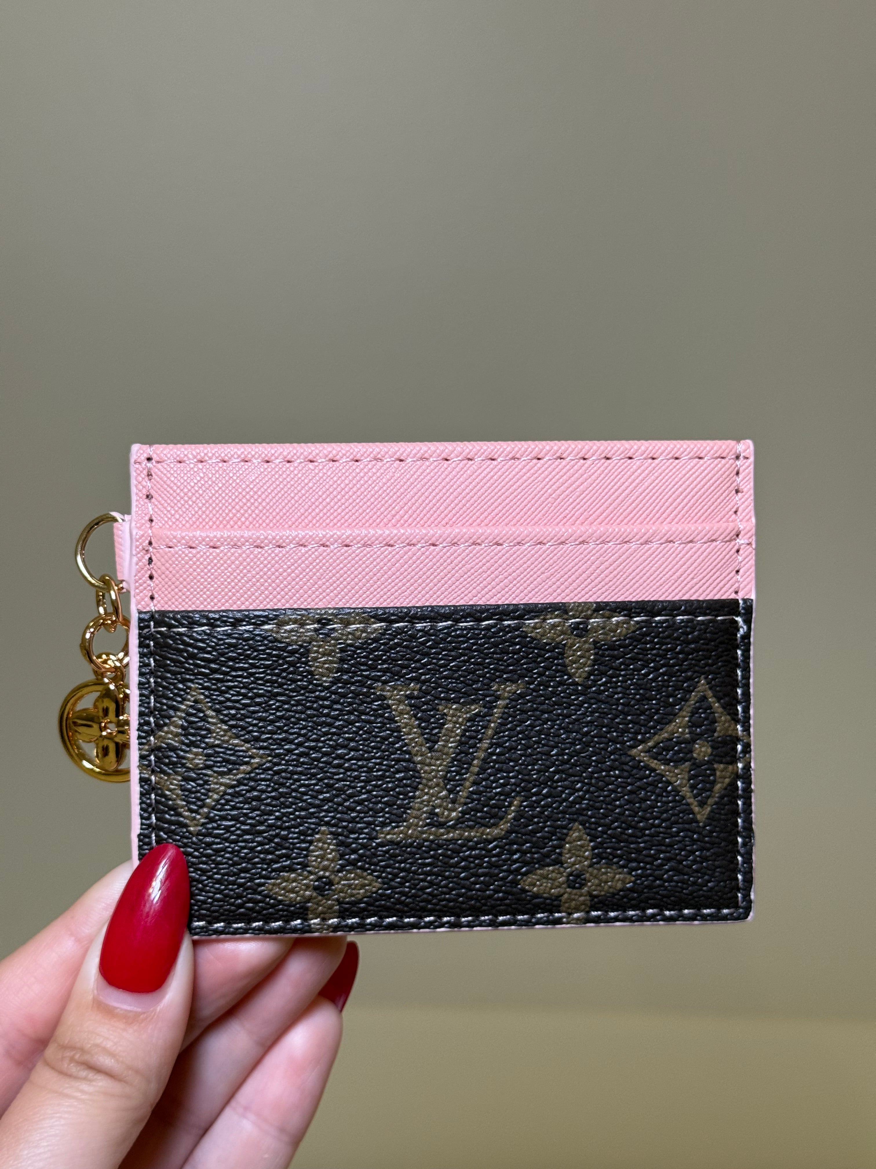 Pink Accent Card Holder