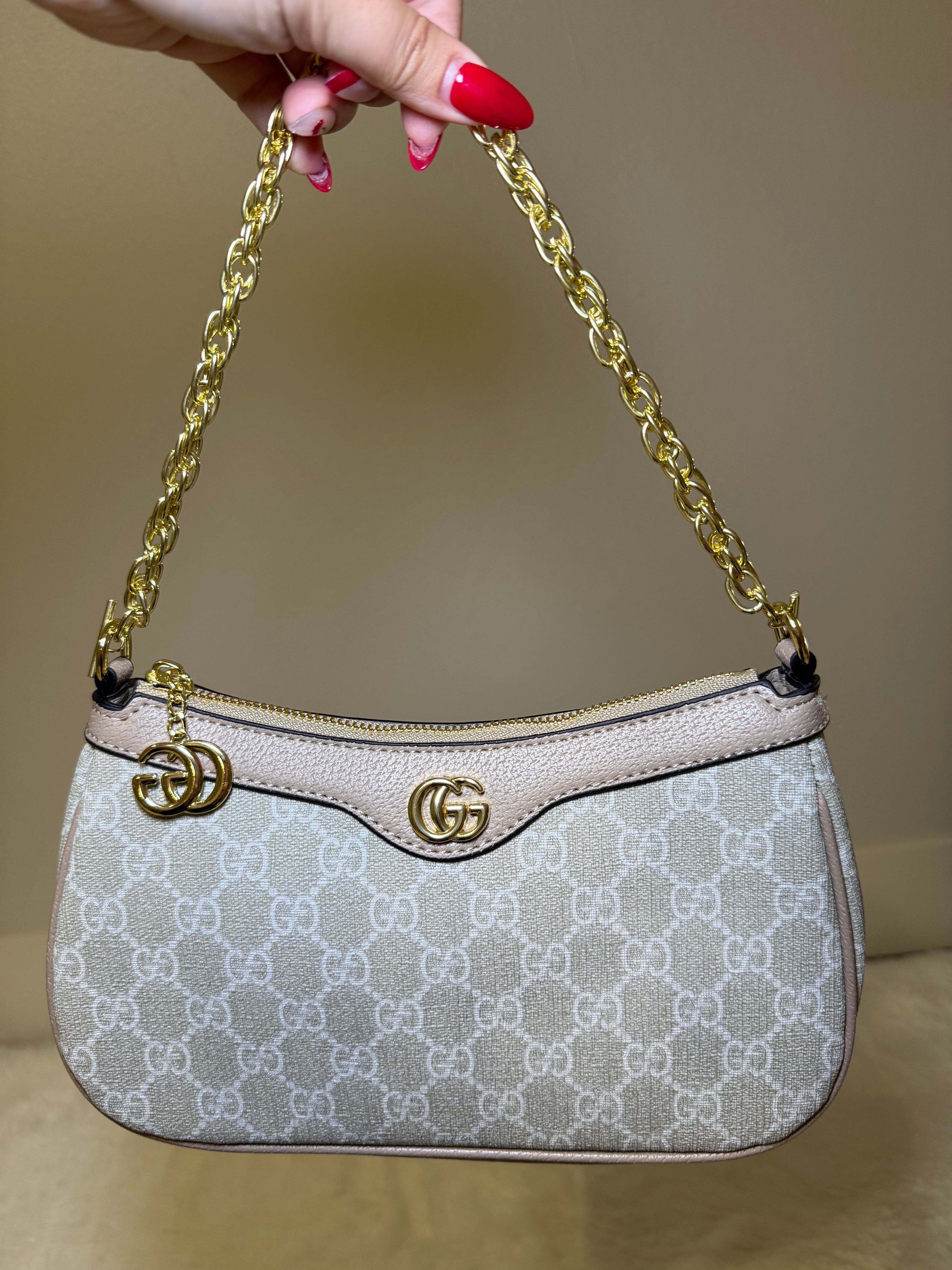 GG cream nude bag