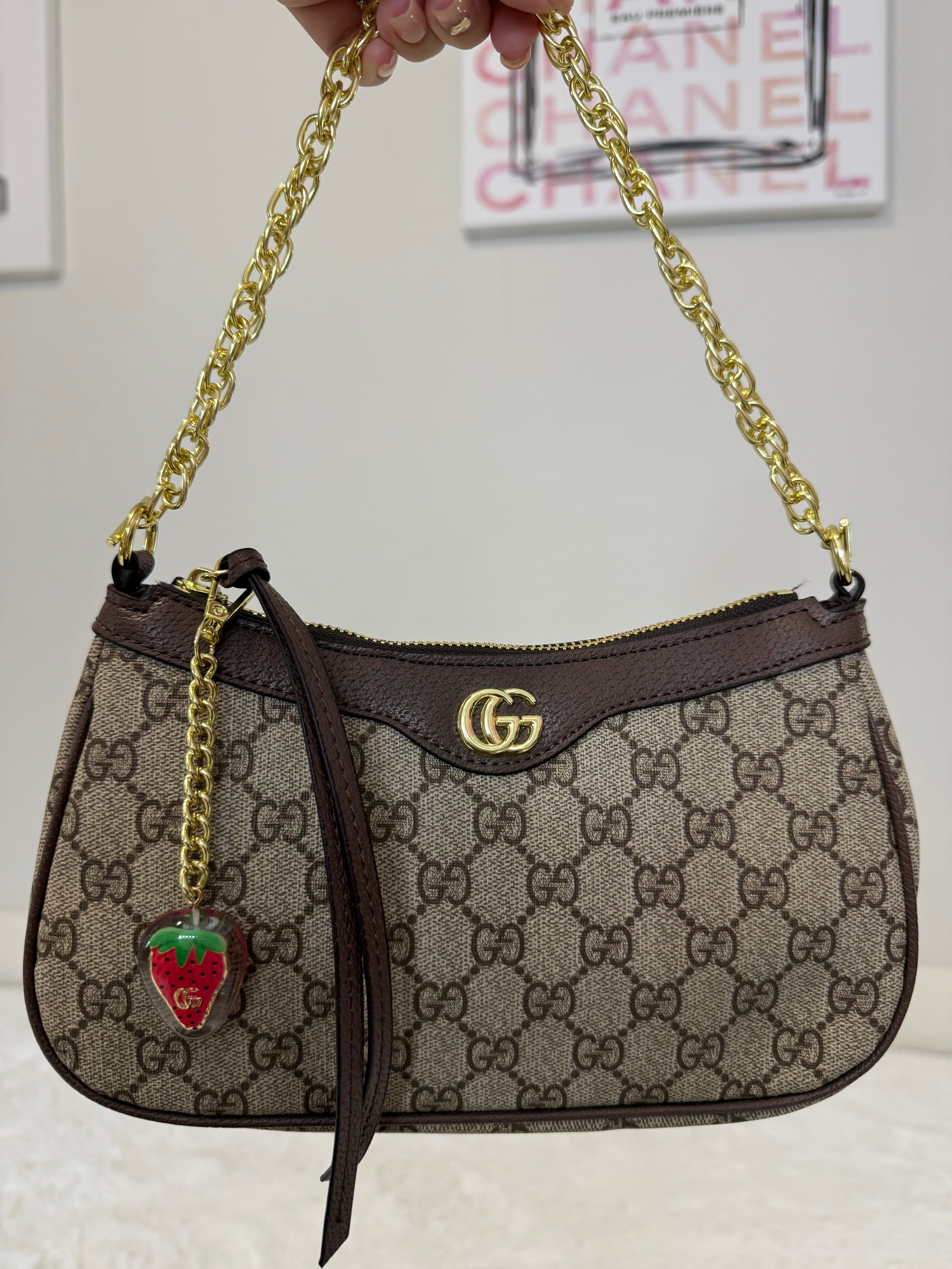 Brown GG shoulder bag