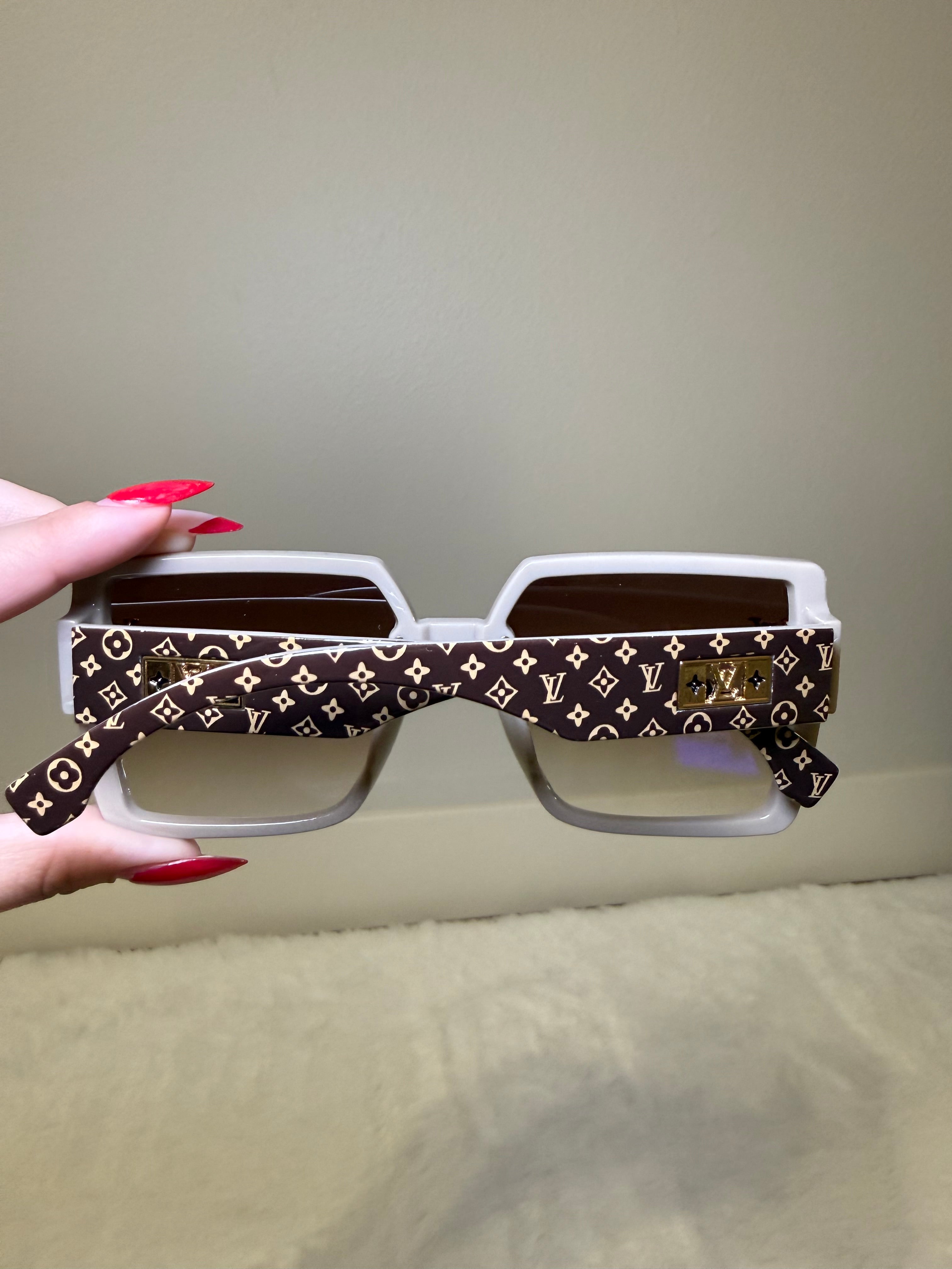 Brown monogram sunglasses