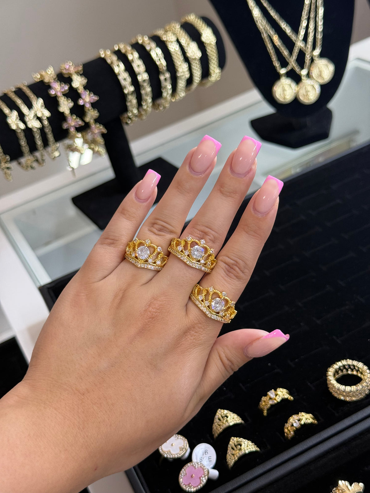 Royal Crown Solitaire Ring