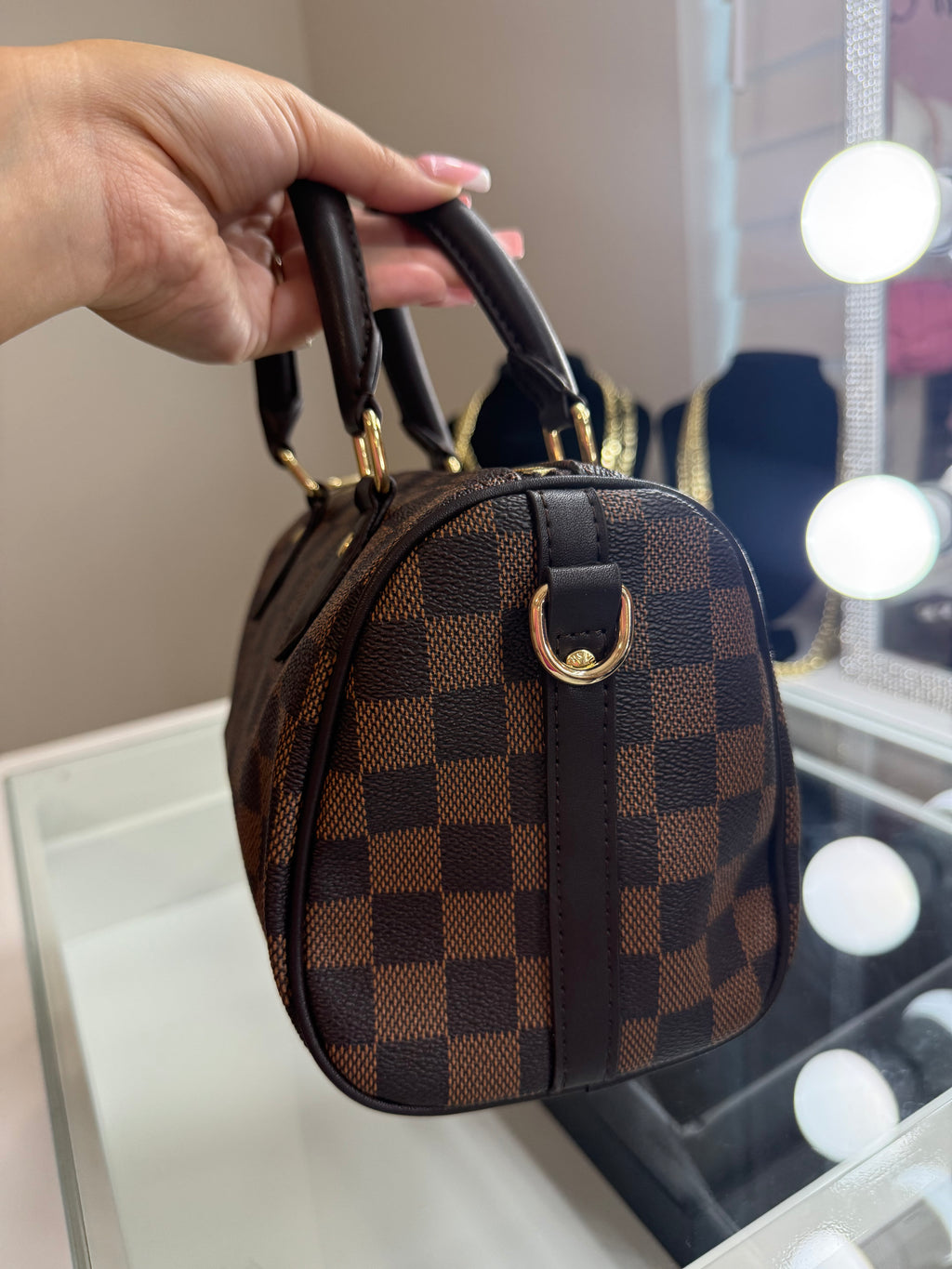 Medium Checkered Bag