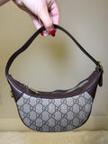 GG crescent brown bag