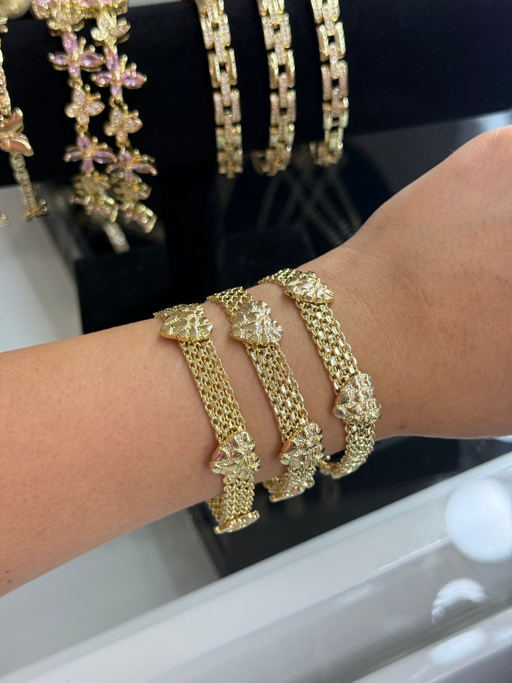 Golden Statement Bracelet