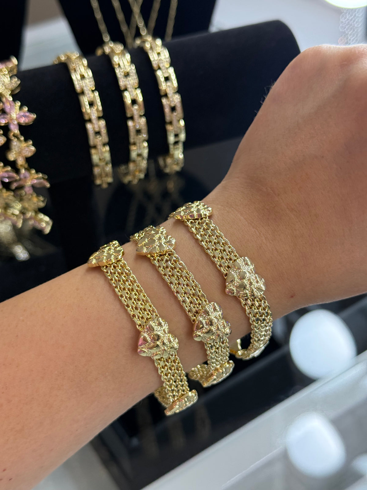 Golden Statement Bracelet