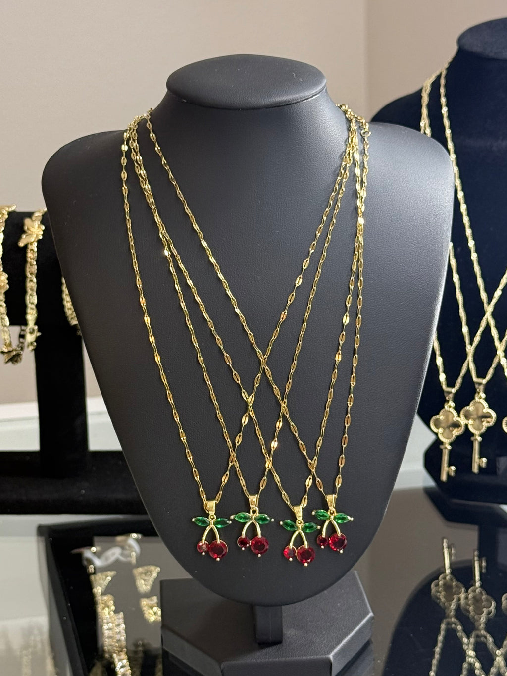 Red Cherry Necklace