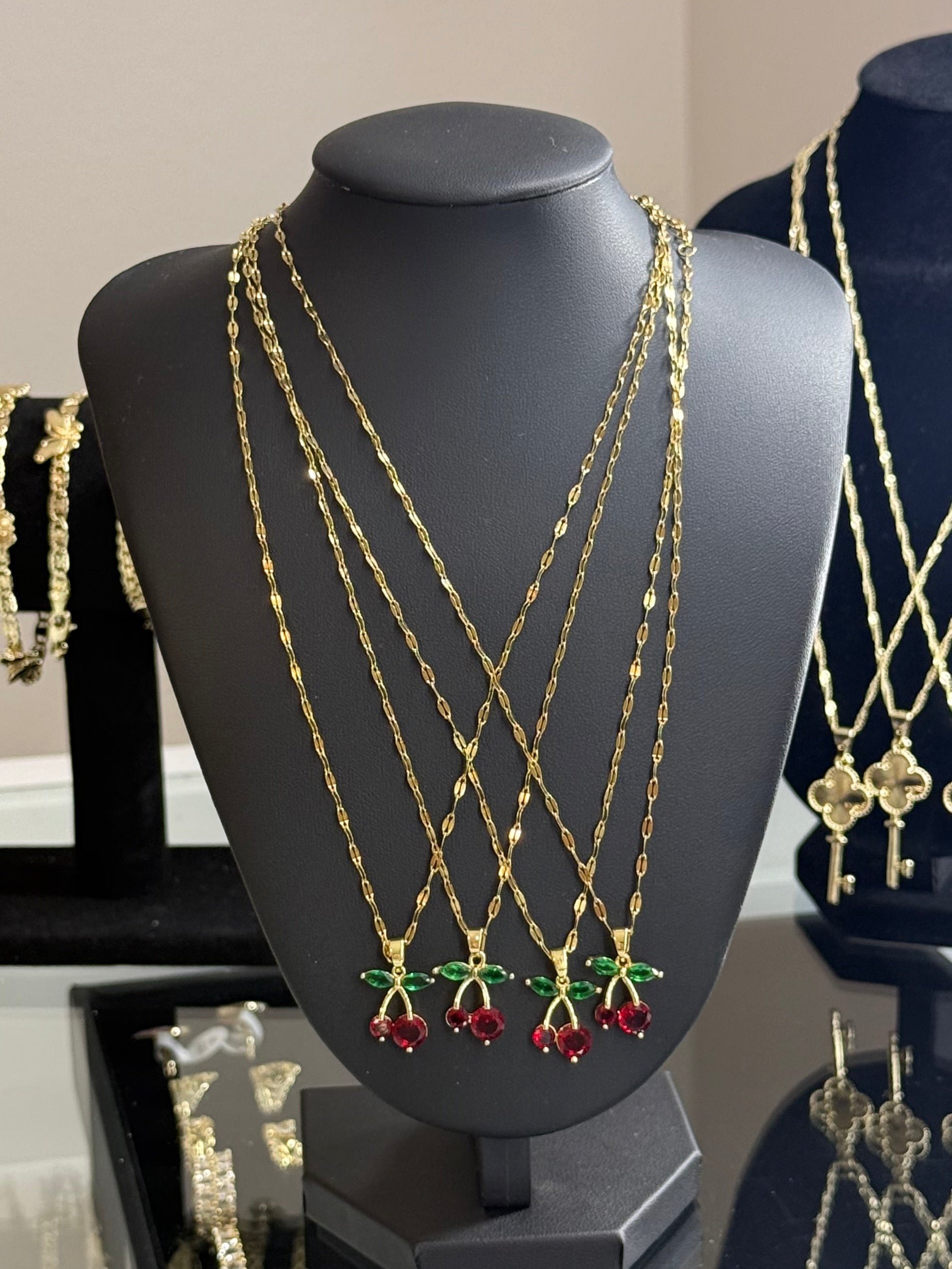 Red Cherry Necklace