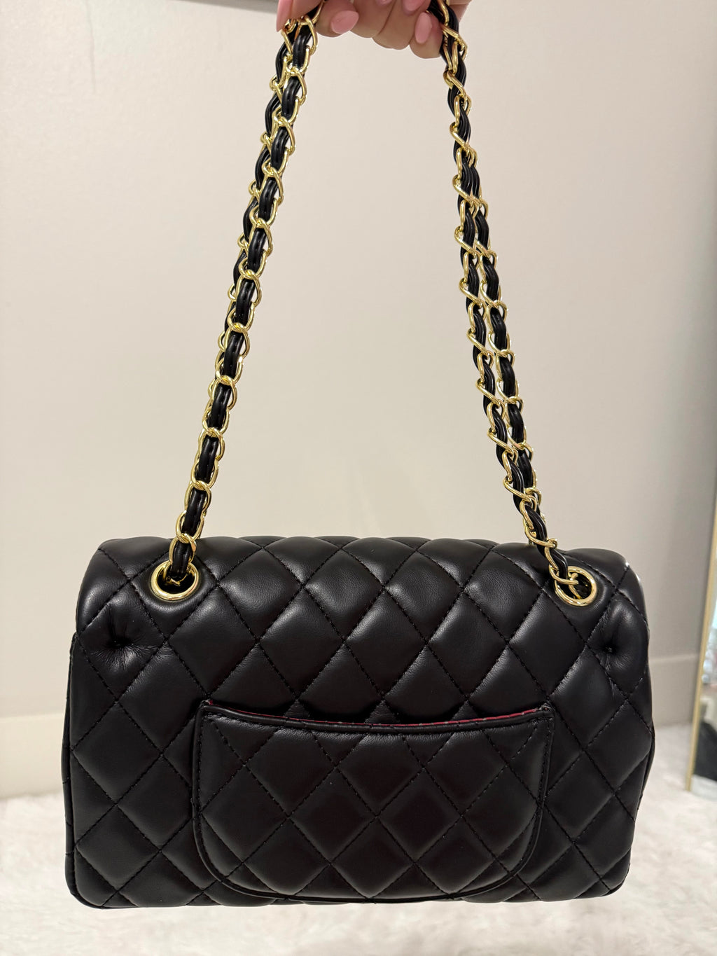 Black cc with gold hardware