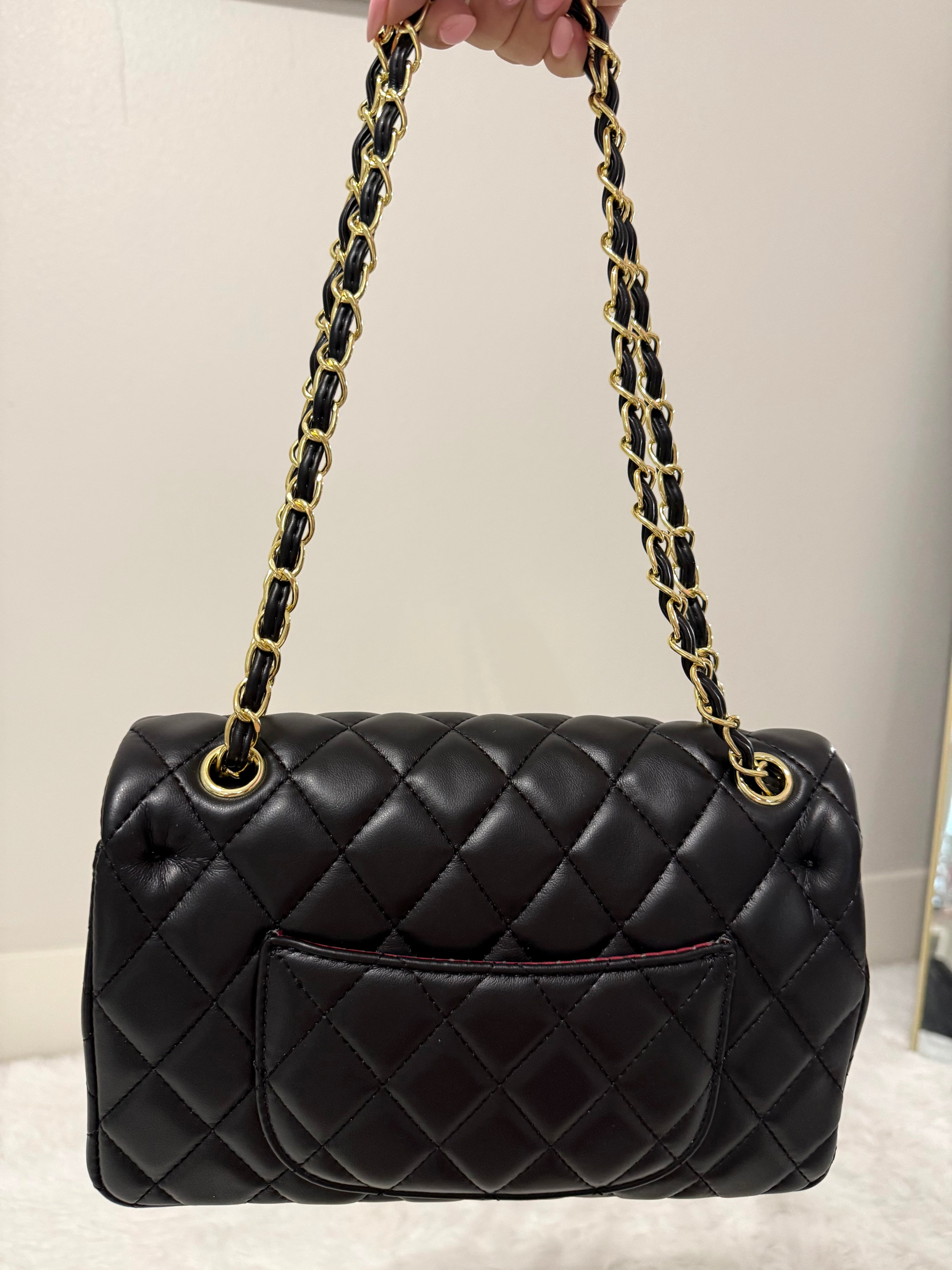 Black cc with gold hardware