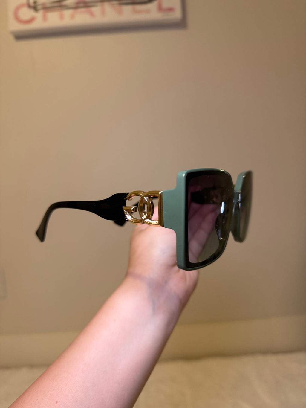 DG green sunglasses