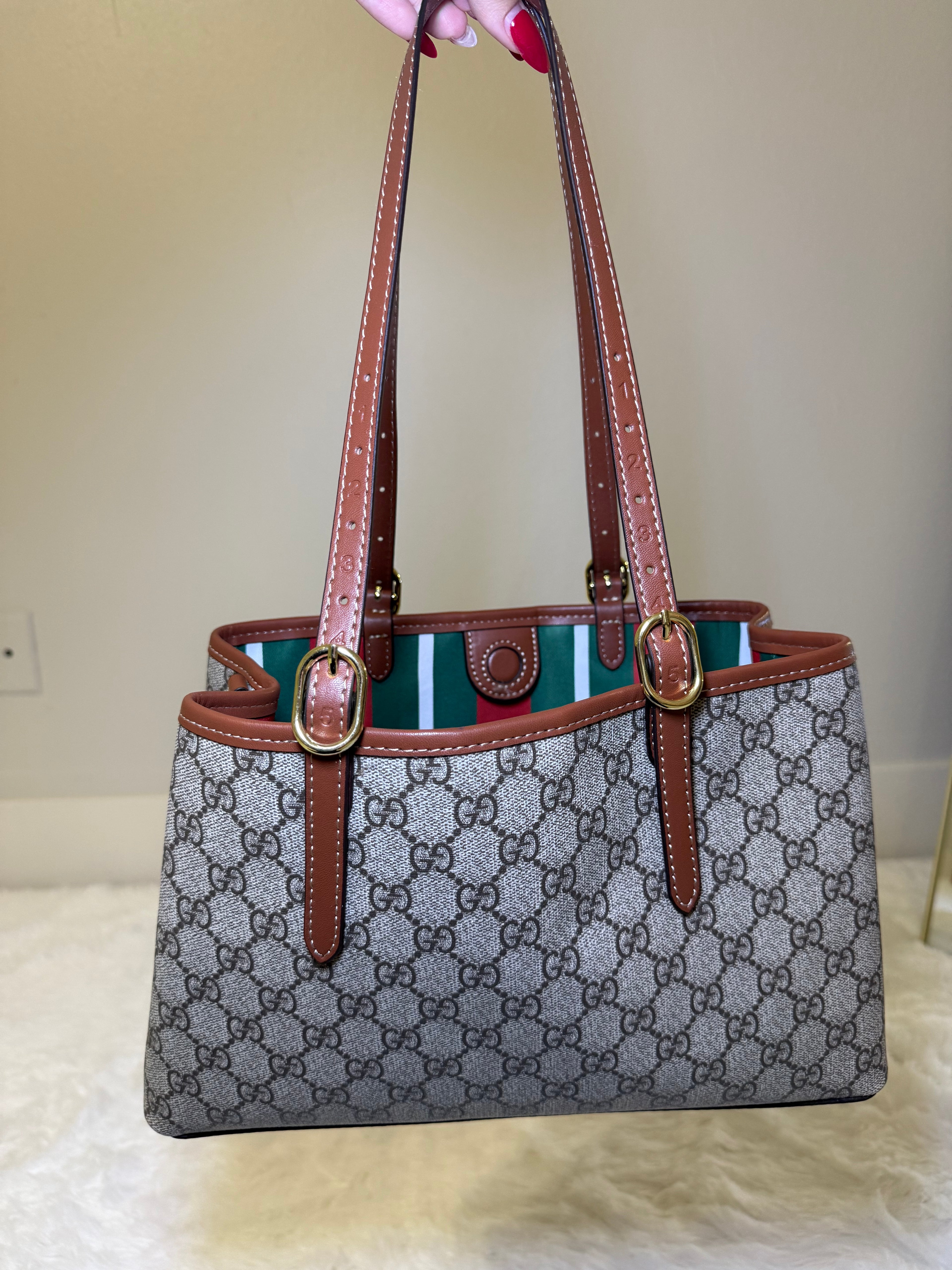 Medium GG brown bag