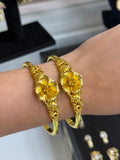 Floral Medallion Bangle