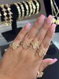 Gilded Butterfly Ring