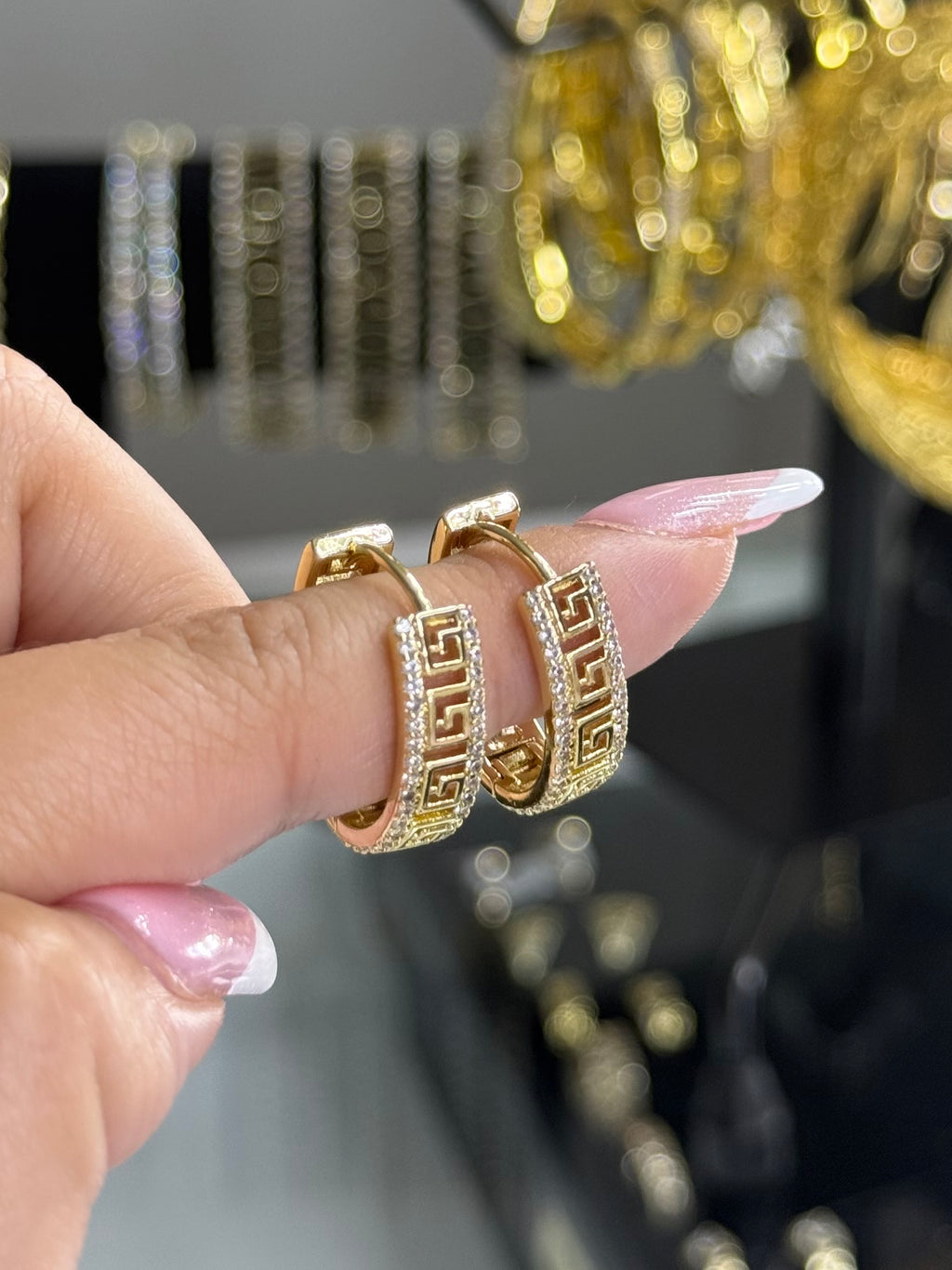 Grecian Glow Hoops