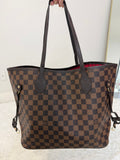 Brown Checkered Bag