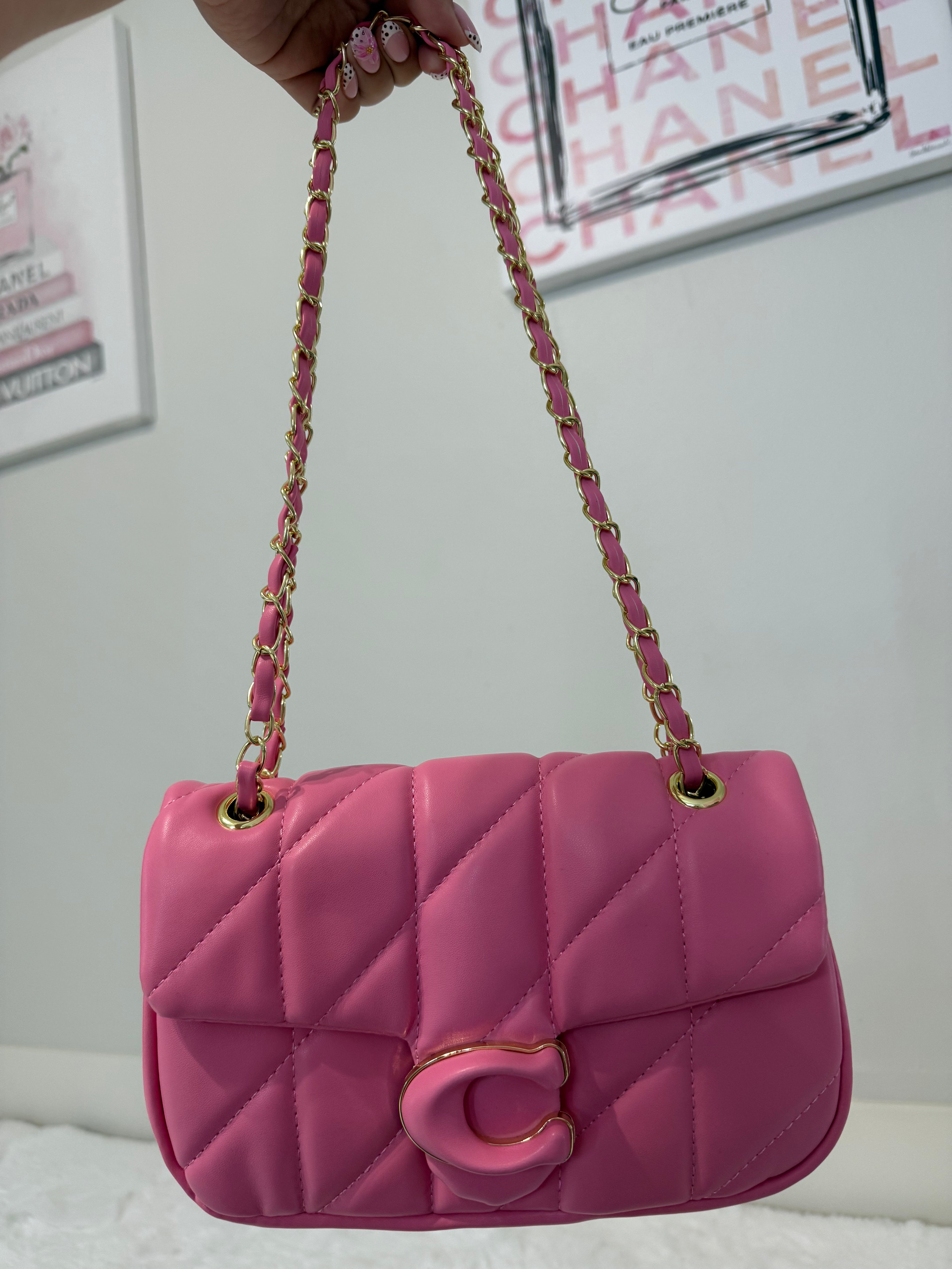 Pink Luxe Pillow Bag