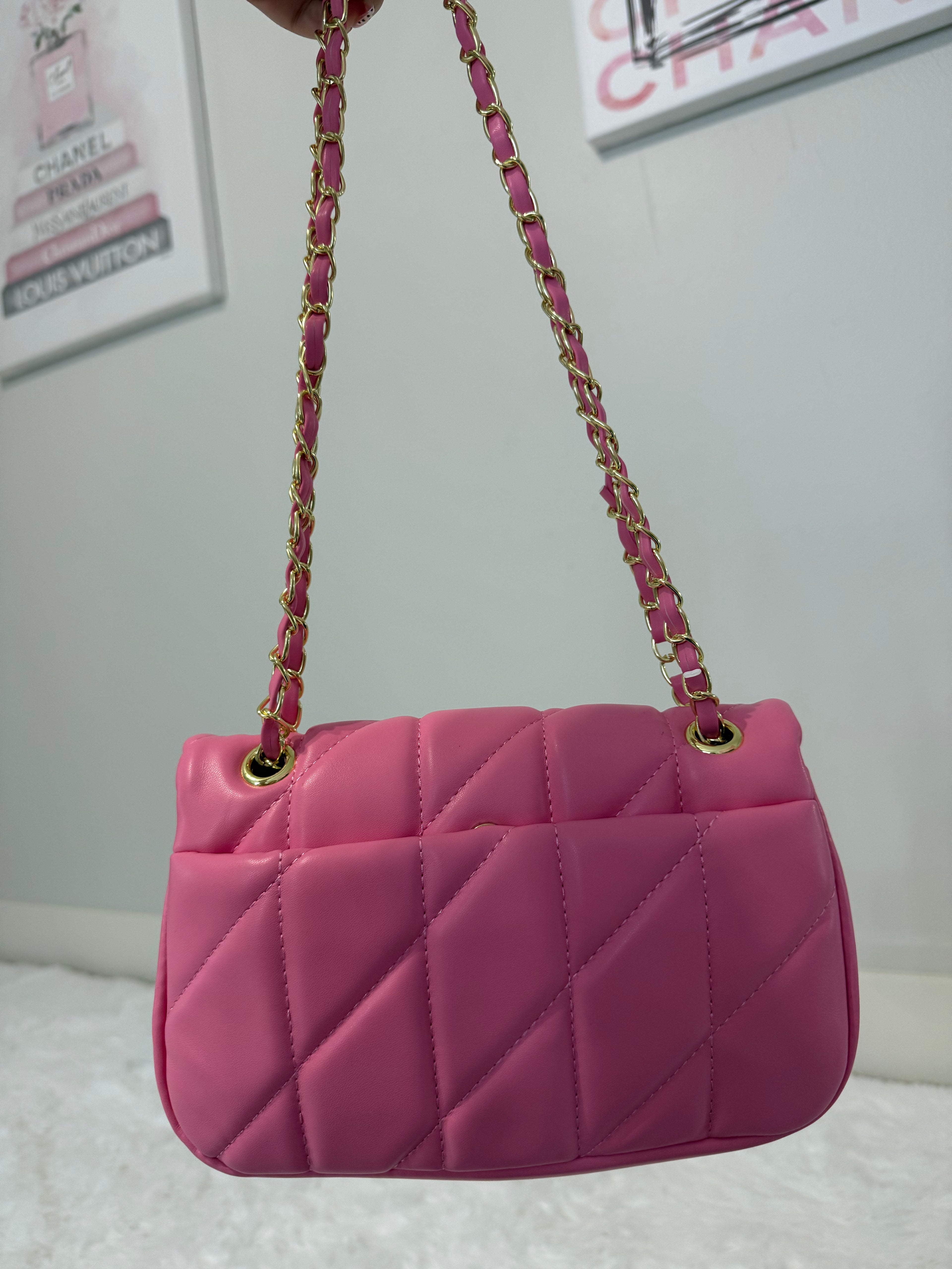 Pink Luxe Pillow Bag